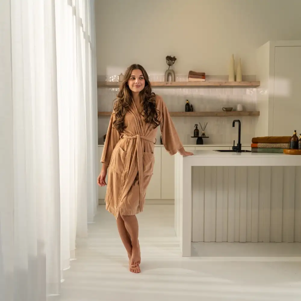 Kayori Badjas Mori fluweel nude - XL - Afbeelding 2