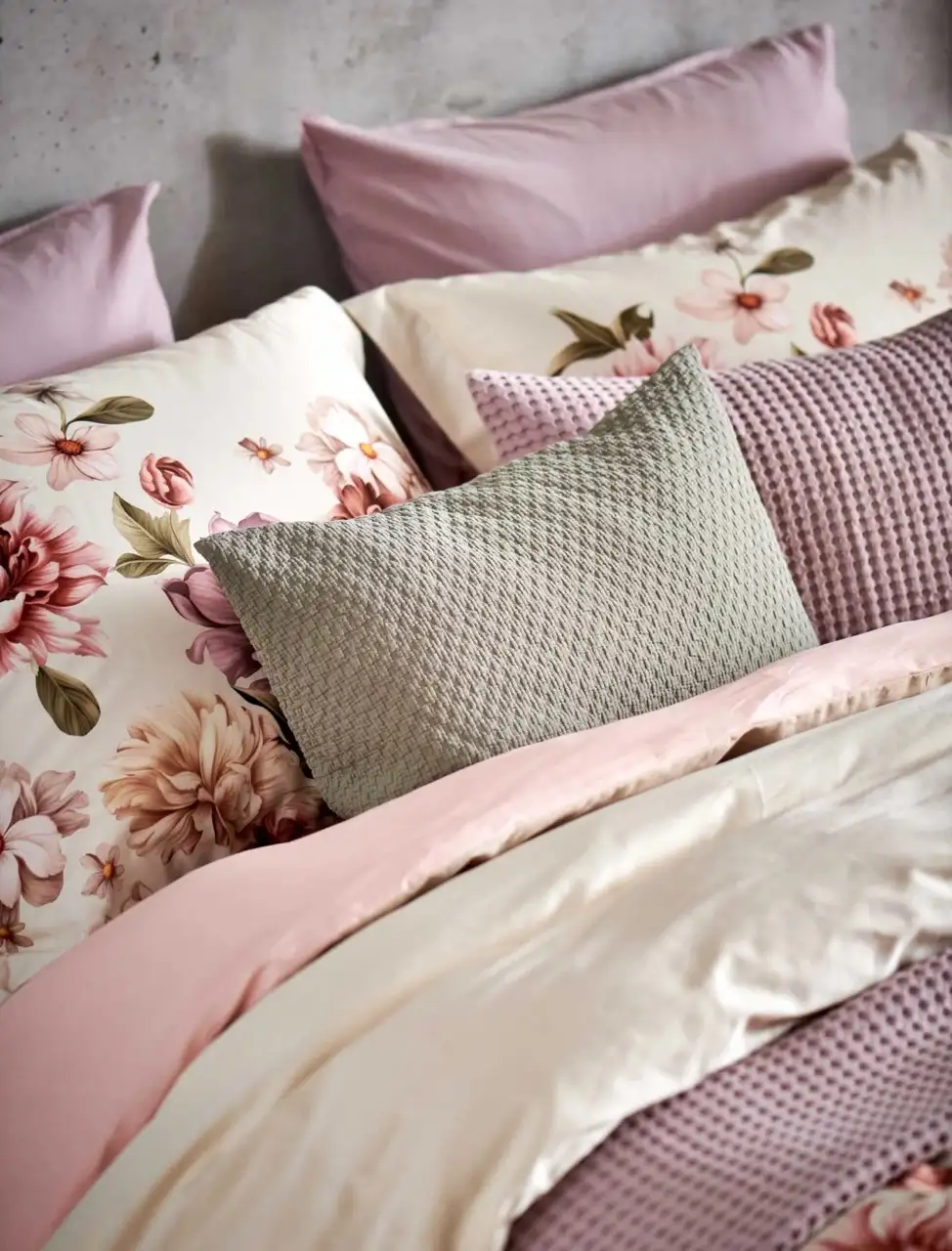 Vandyck dekbedovertrek Harmony cream tan satijn - Afbeelding 5