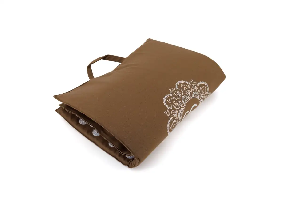 ZENZES® Shakti spijkermat + kussen Ohm zand set - Afbeelding 2