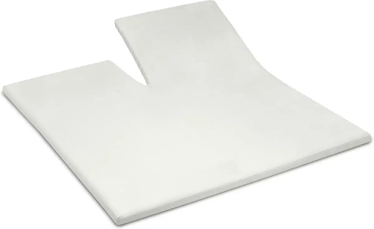 Bonnanotte Jersey elastan hoeslaken met split - ook geschikt voor toppers (oud roze) - 180/200x200/220