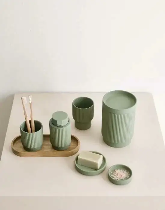Marc O'Polo tandenborstelhouder The Wave light green - Afbeelding 2