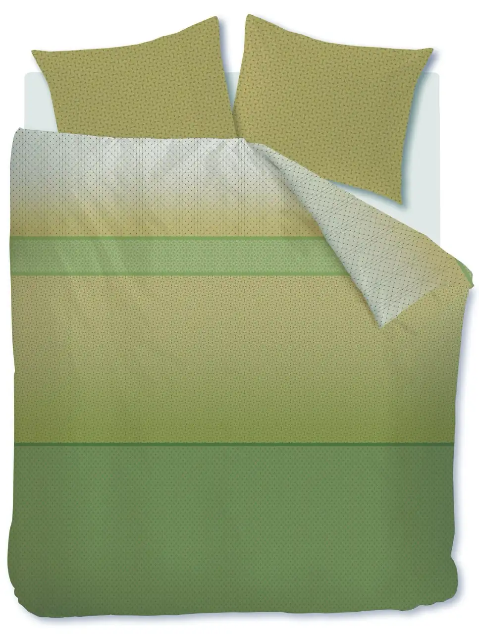 Beddinghouse dekbedovertrek Carter lyocell green - 2-persoons 200x200/220cm + 2 slopen - Afbeelding 5
