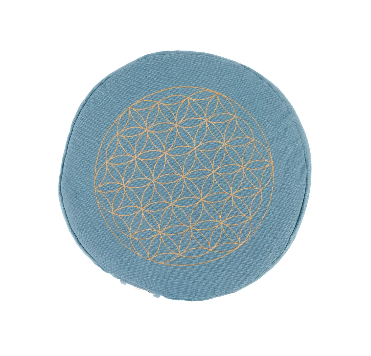 ZENZES® meditatiekussen Flower of Life 33x14cm mint - Afbeelding 3