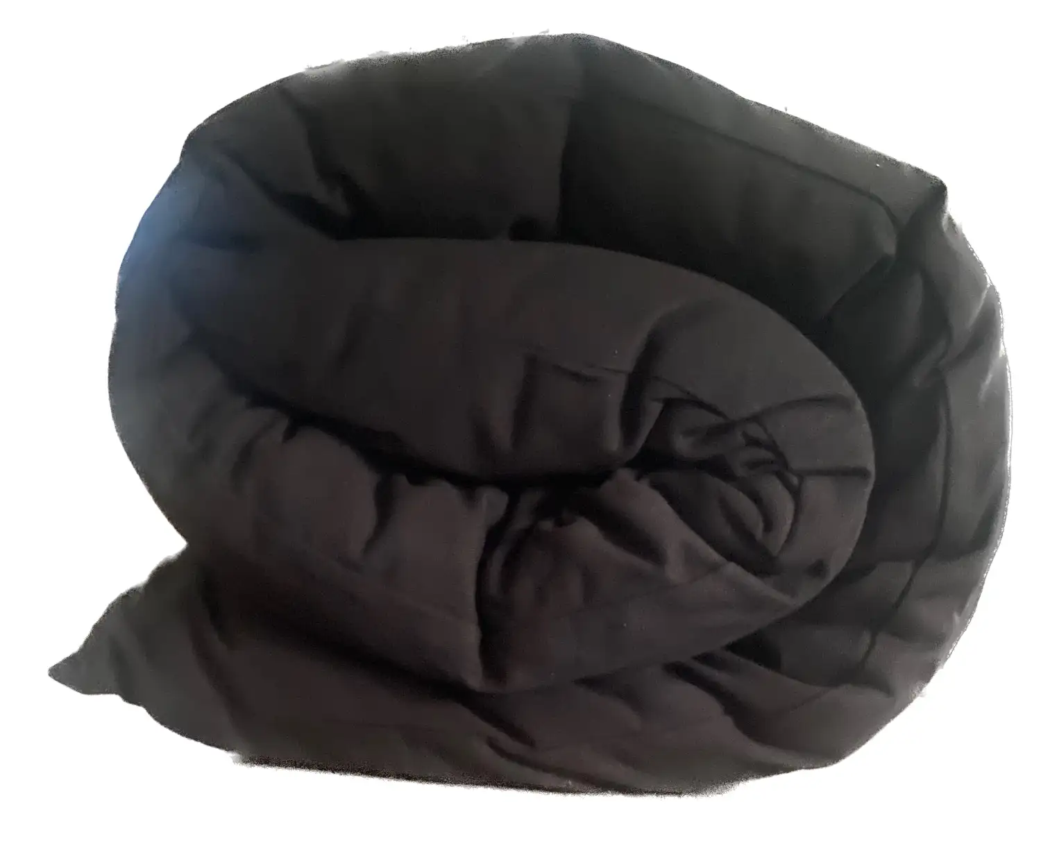ZENZES® Pro Eco yoga matras Zabuton XL 185x70cm zwart katoen - Afbeelding 3