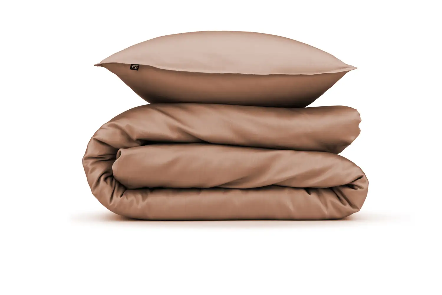 Zo! Home dekbedovertrek Satinado Solid (satijn, canyon rose) - Afbeelding 3