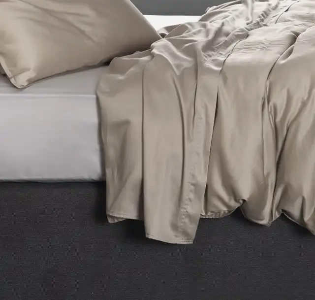 Zo! Home laken Satinado 270x290cm satijn forrest sand - Afbeelding 3