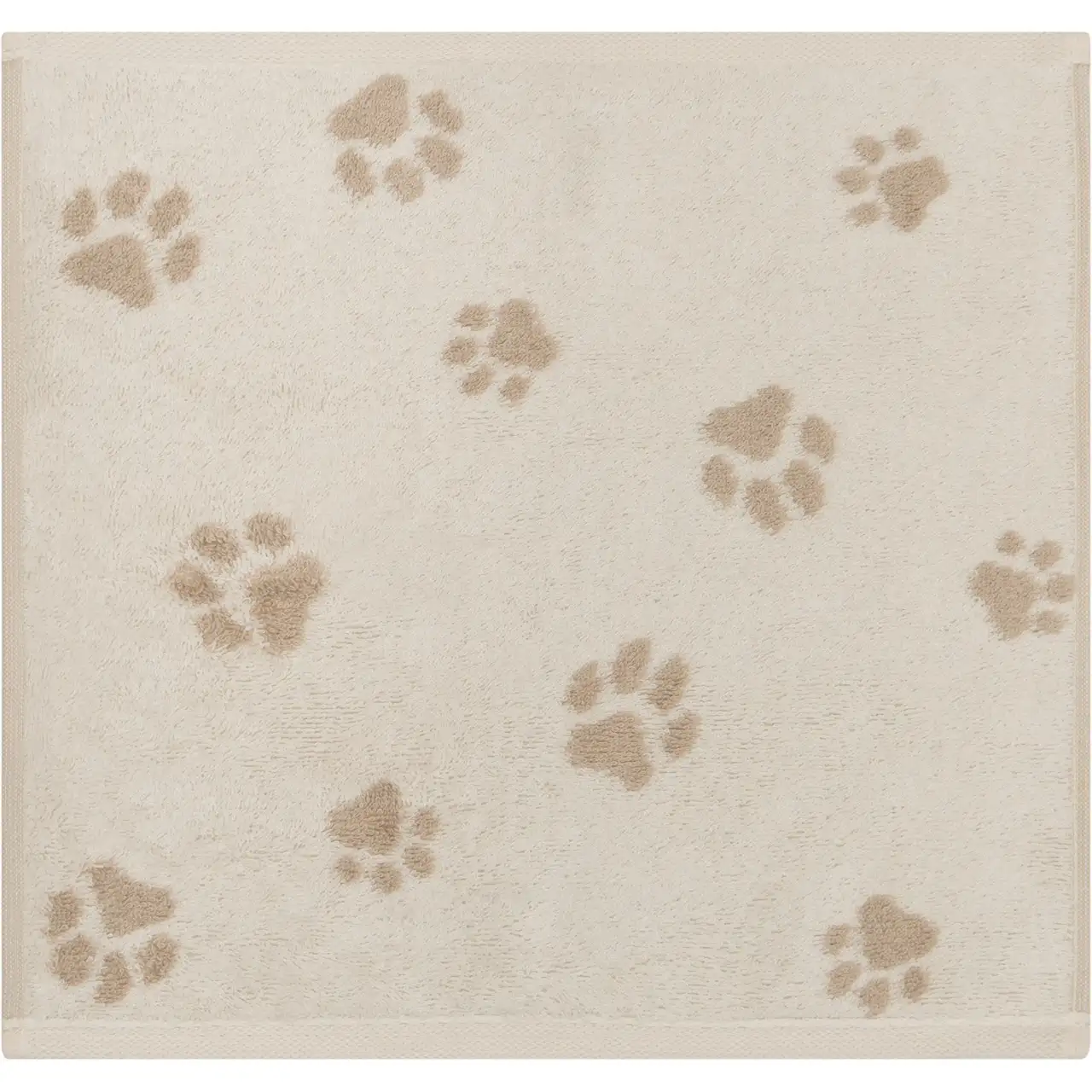 Cawö gastendoekje We Love Dogs mix 6249 natur-beige 30x30cm - Afbeelding 4