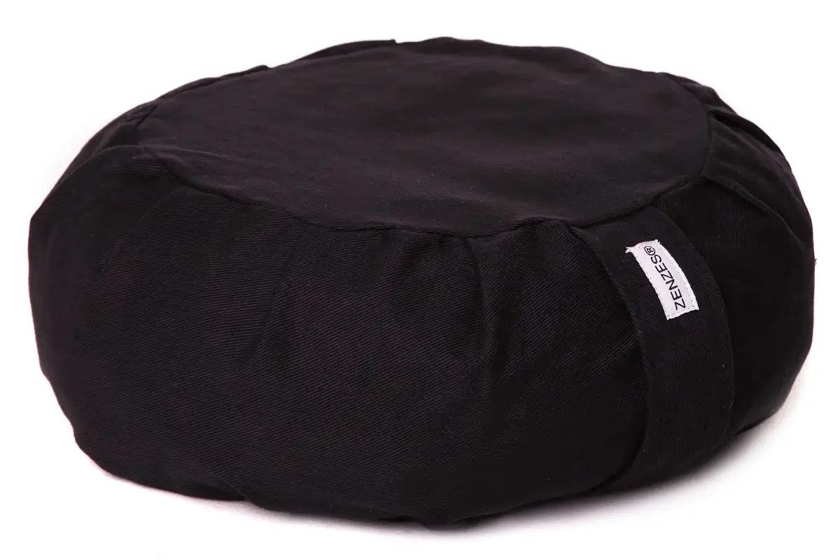 ZENZES® Pro Eco meditatiekussen Zafu 40x9cm (zwart)