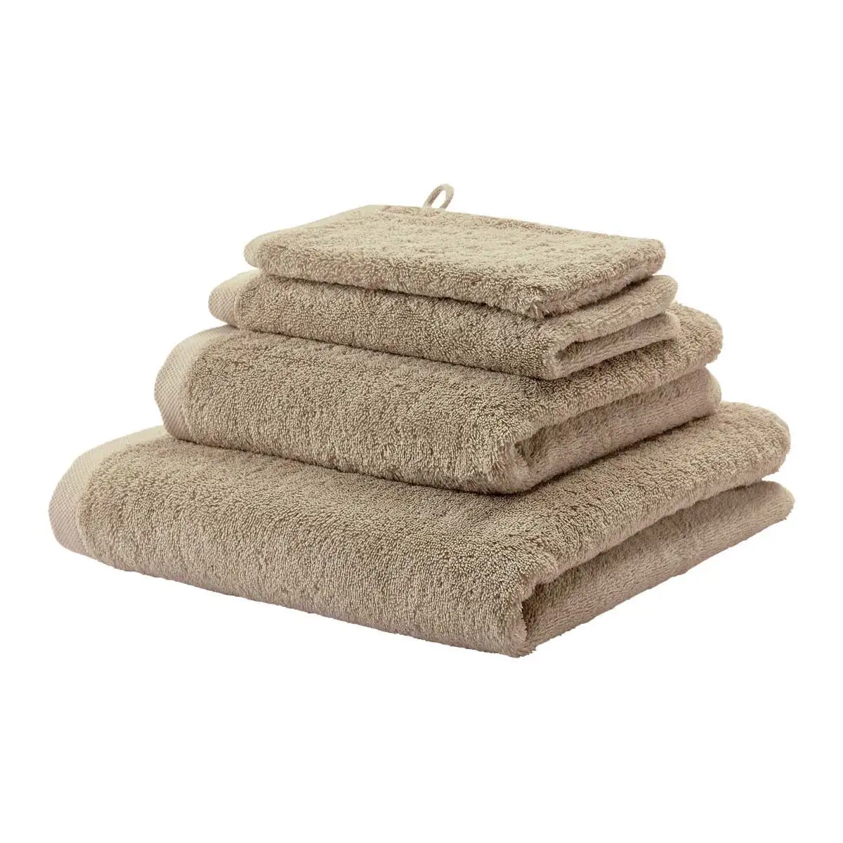 Aquanova badserie London almond 754 - Washand 16x22cm