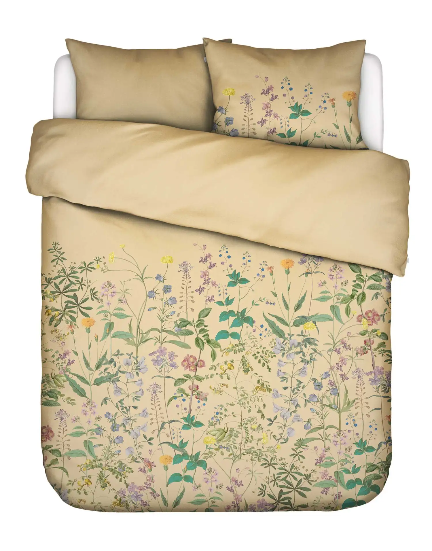Essenza dekbedovertrek Augustina bio-satijn yellow - 2-persoons 200x200/220cm + 2 slopen - Afbeelding 6