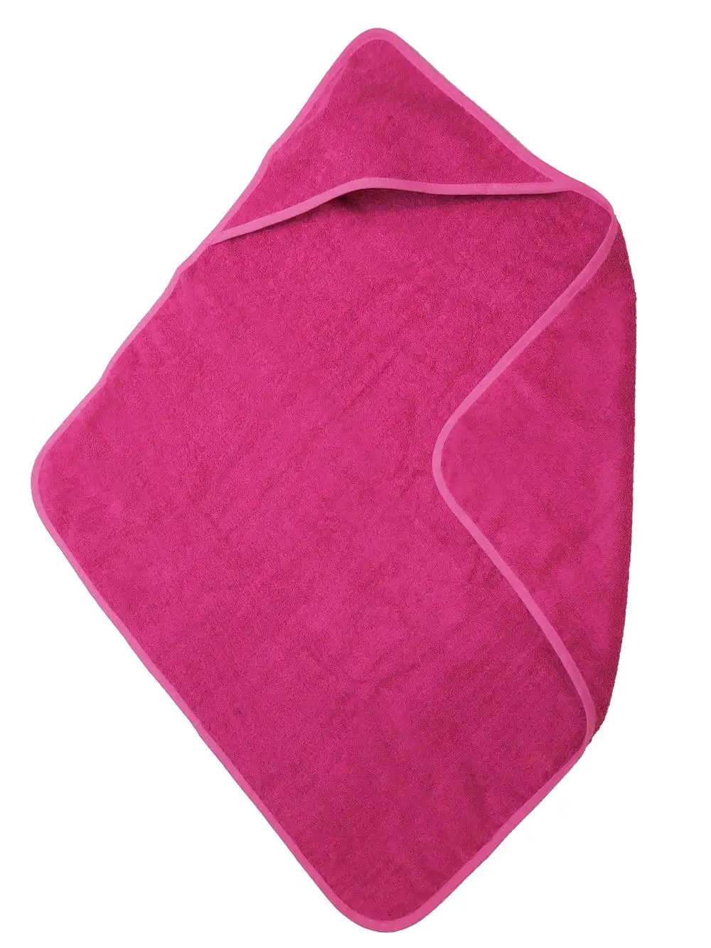 Babycape / handdoek fuchsia (75x75cm)