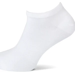 Basset sneakersokken bamboo (wit, 2-pack) - 39/42