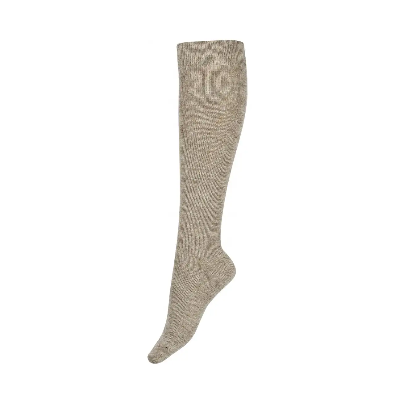 Basset wollen heren kniekous (beige, 7100) - 39/41