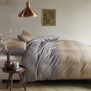 Beddinghouse dekbedovertrek Anani lyocell taupe - lits-jumeaux 240x200/220 + 2 slopen