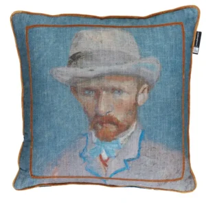 Beddinghouse x Van Gogh sierkussen Self Portrait blue 50x50cm