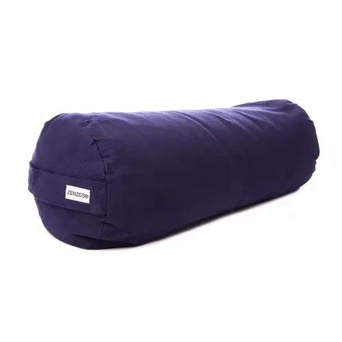 ZENZES® Pro Eco bolster met yogariem en 2 yogablokken - donkerblauw - Afbeelding 2
