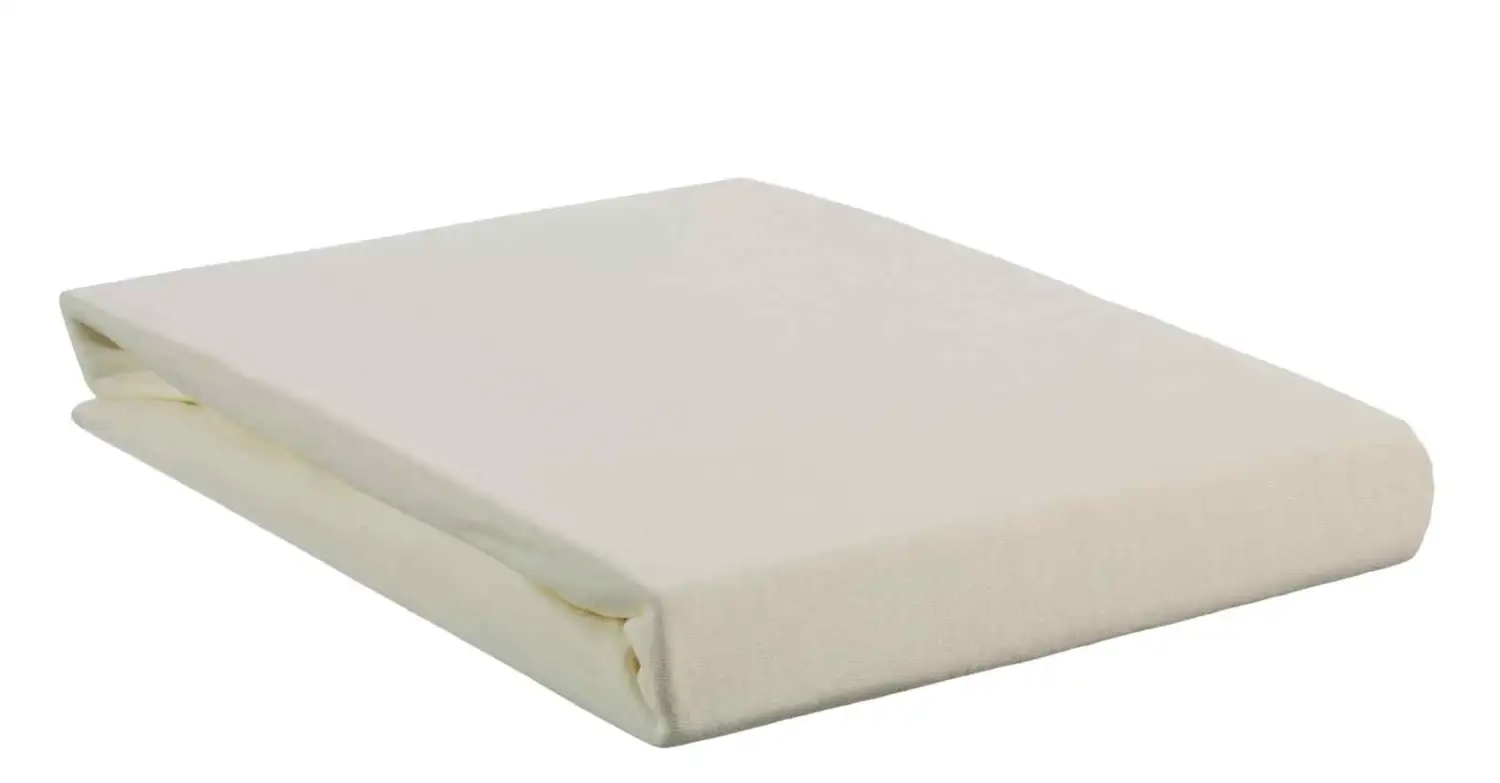 Bonnanotte hoeslaken zware kwaliteit - Hoge hoek off-white 40cm - 180/200x200/220