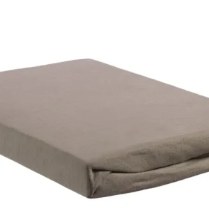Bonnanotte hoeslaken zware kwaliteit - Hoge hoek (taupe, 40cm) - 180/200x200/220