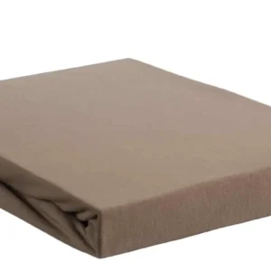 Bonnanotte Jersey elastan hoeslaken met split - ook geschikt voor toppers (kiezel) - 140/160x200/220