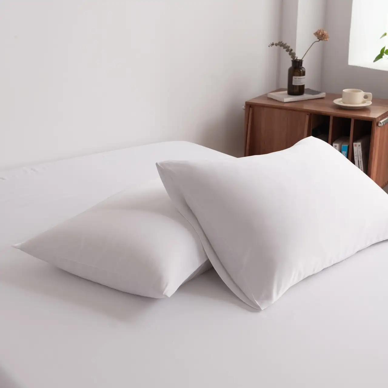 Boomba Bamboo premium kussenslopen 2-pack coco white