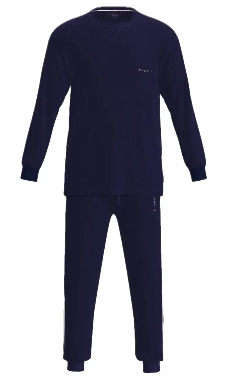 Bugatti heren pyjama Messina blau - 50