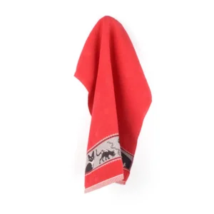 Bunzlau Castle keukendoek Cats rood