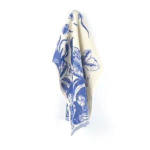 Bunzlau Castle keukendoek Delfts Blauw Bird
