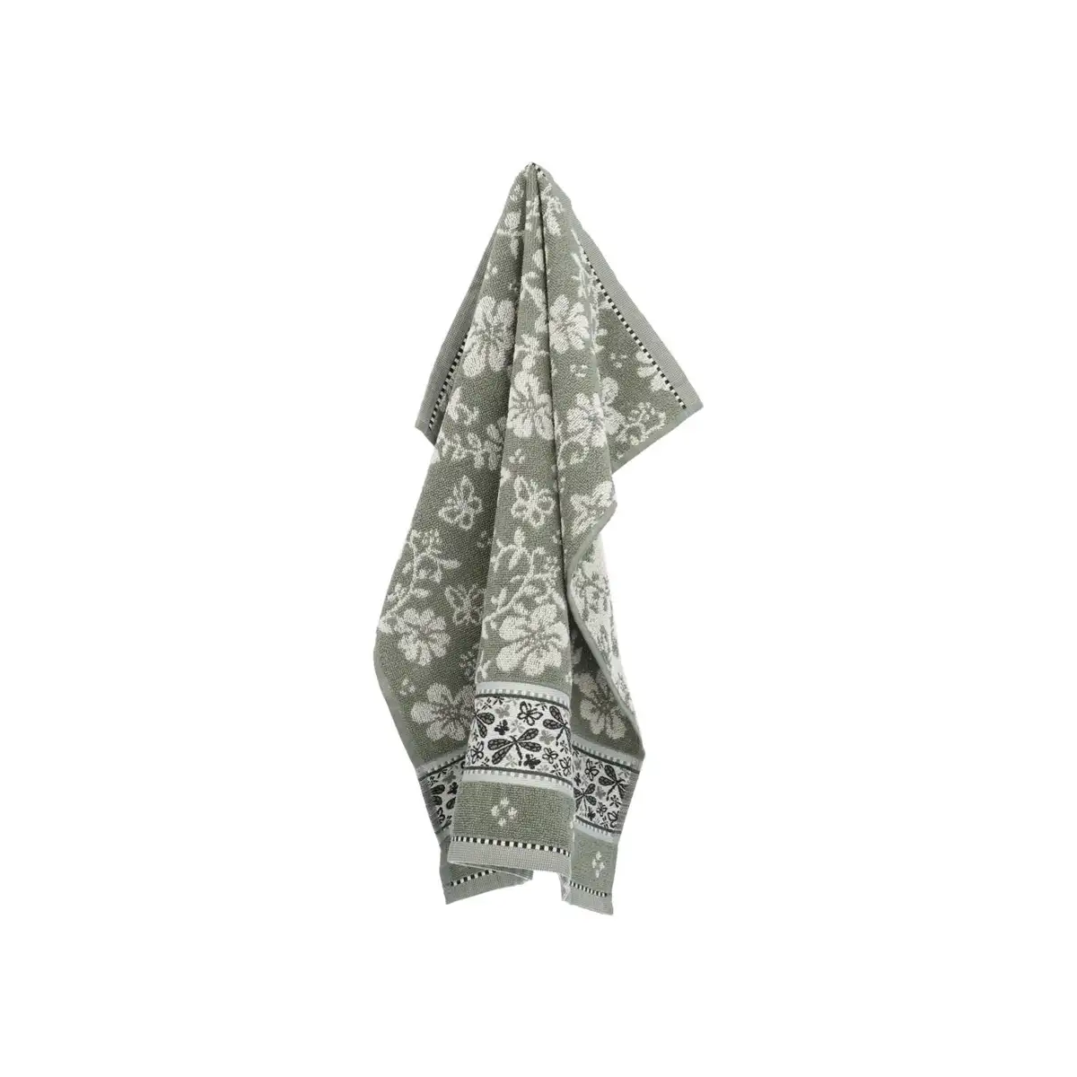 Bunzlau Castle keukendoek Dragonfly dark green