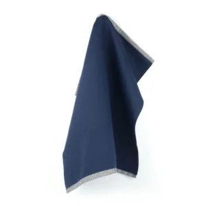 Bunzlau Castle theedoek Solid donkerblauw