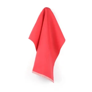 Bunzlau Castle theedoek Solid rood