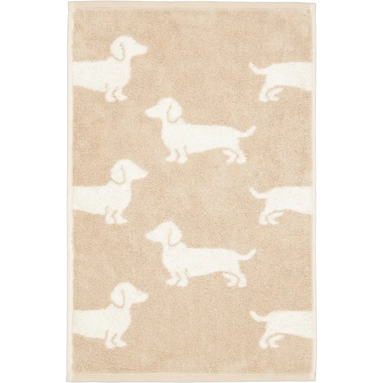 Cawö gastendoek We Love Dogs 6246 natur-beige 30x50cm - Afbeelding 3