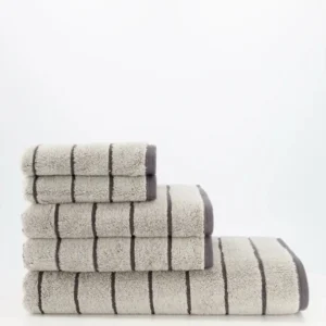 Cawö badserie Balance doubleface platin 6232 - Gastendoek 30x50cm