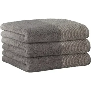 Cawö badserie Luxury Home Two-Tone 590 graphit - Gastendoek 30x50cm