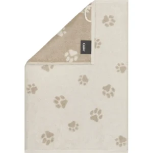 Cawö gastendoek We Love Dogs 6247 natur-beige 30x50cm