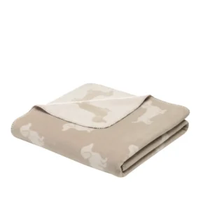 Cawo plaid We love Dogs 150x200 natur beige 33