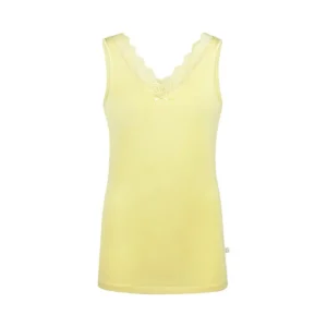 Charlie Choe dames Lace top licht geel - M