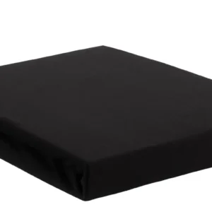 Cinderella katoenen hoeslaken tot 25cm zwart - 180x200