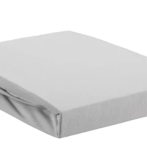Cinderella topper hoeslaken satijn (light grey) - 80x200