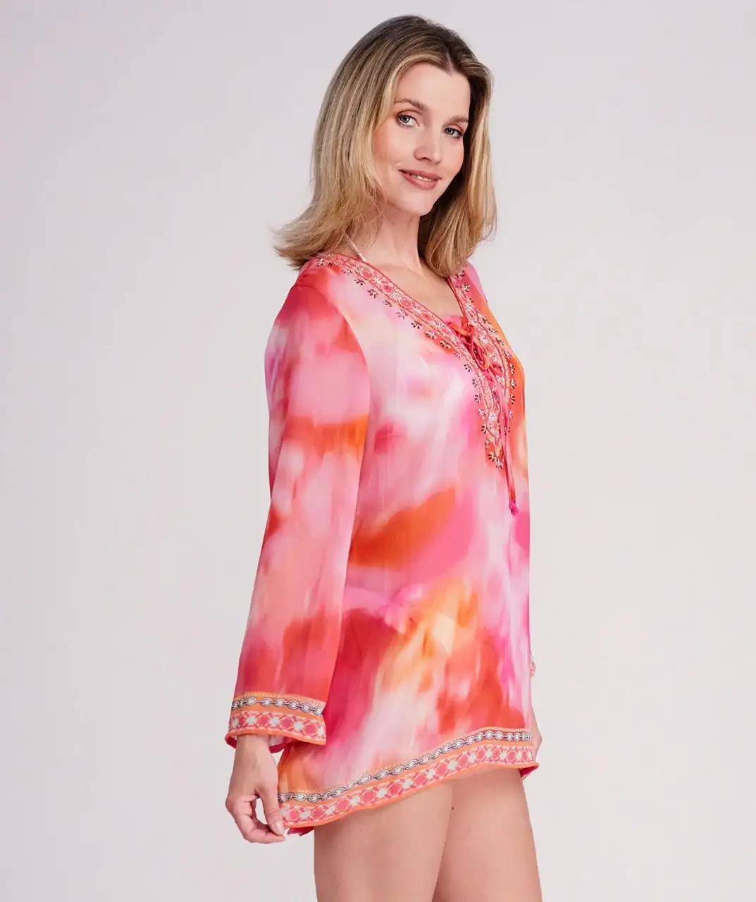 Pia Rossini Contessa cover up hot pink - M - Afbeelding 3