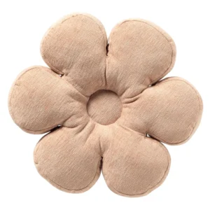 Dutch Decor sierkussen Bloom 43x43x8cm rose tan