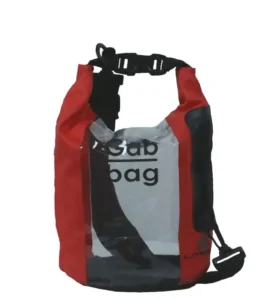 Gabbag waterdichte tas Drybag venster 5 liter rood