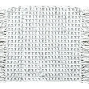 Heckett Lane badmat Madras 60x60cm white
