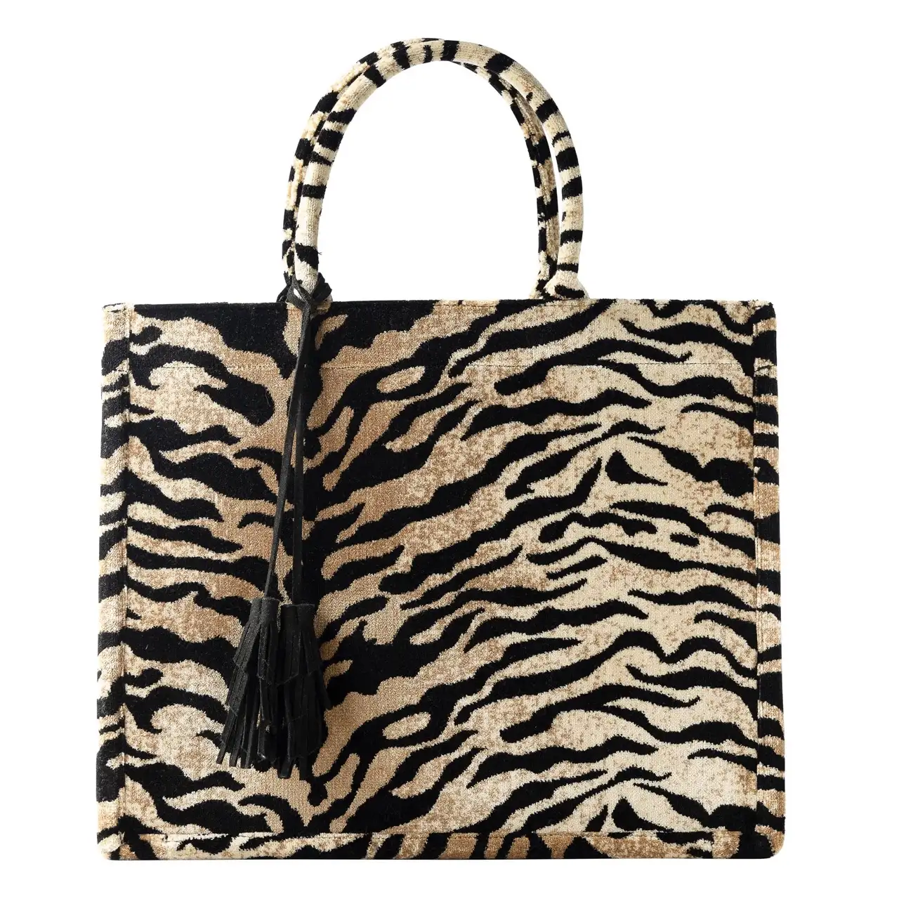 Hoii shopper - tote-bag Eleonora 43x34x13cm pumice stone