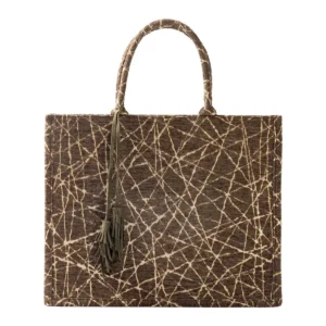 Hoii shopper - tote-bag Odette 43x34x13cm dark olive