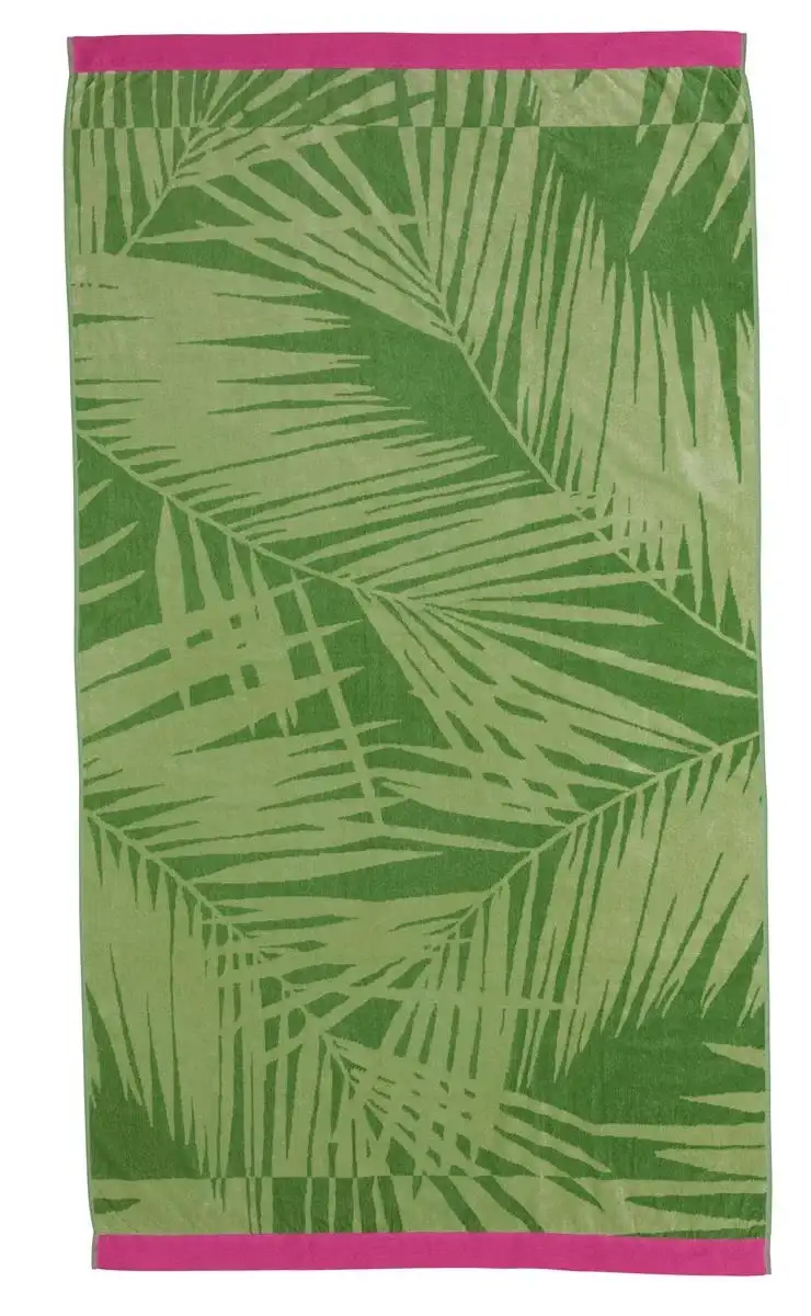 Kaat strandlaken Belize groen 100x180cm