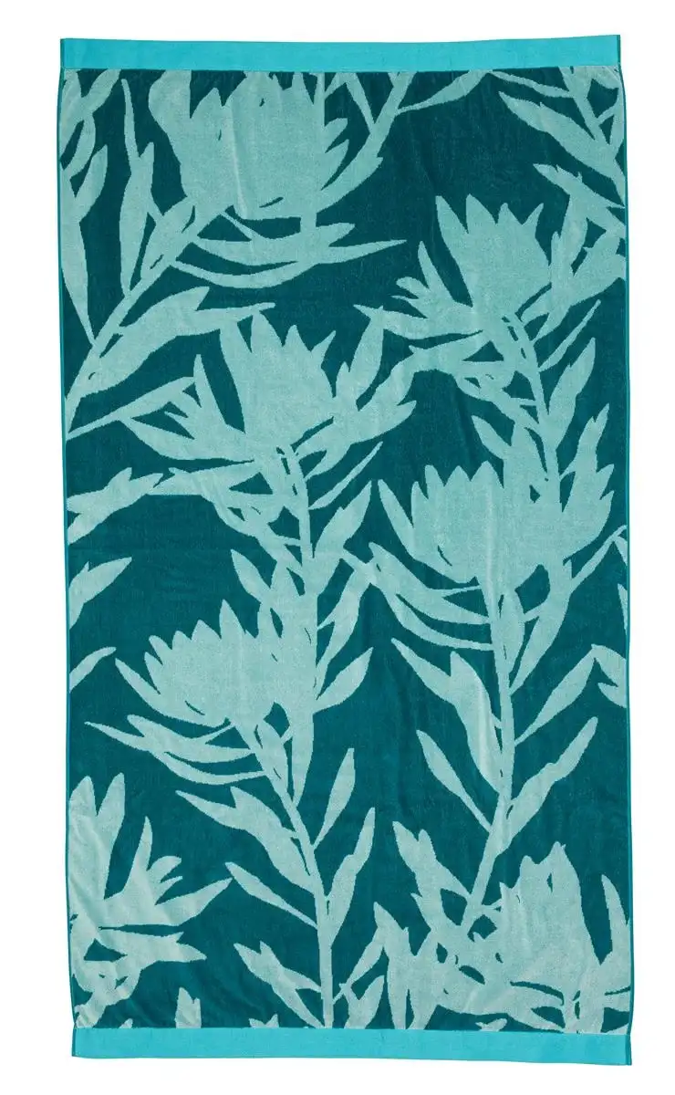 Kaat strandlaken Bermuda blue green 100x180cm