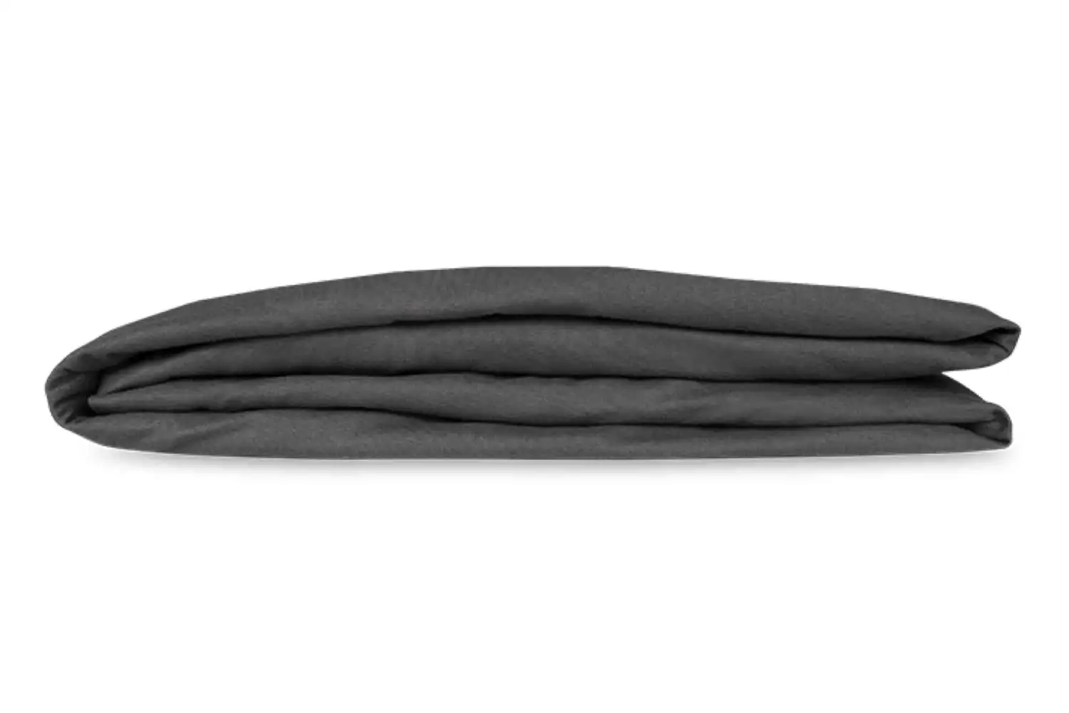 Kayori bio-katoen hoeslaken perkal (tot 35cm, antraciet) - 140x200