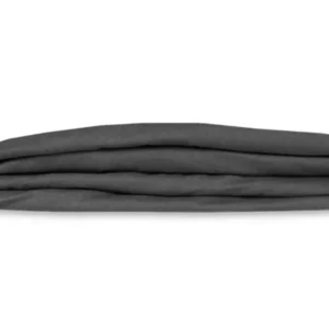 Kayori bio-katoen hoeslaken perkal (tot 35cm, antraciet) - 160x200