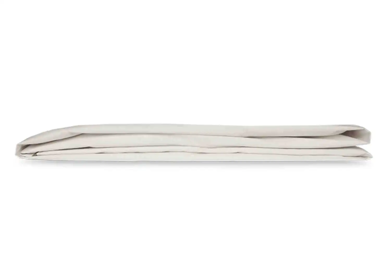 Kayori bio-katoen hoeslaken perkal (tot 35cm, offwhite) - 100x200
