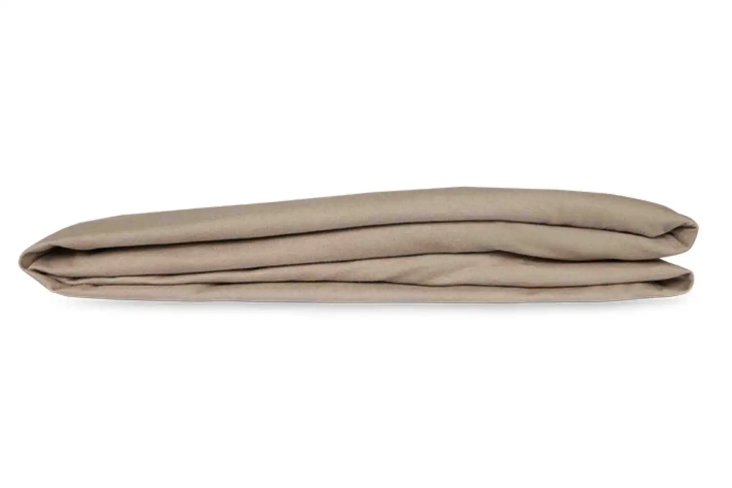 Kayori bio-katoen topper hoeslaken perkal (zand) - 140x200